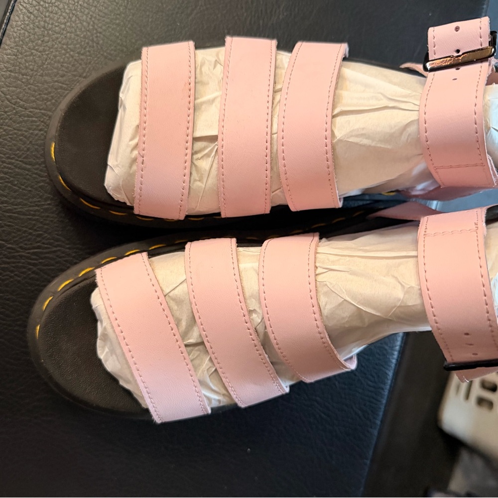 Dr. Martens Pink Blaire Sandals - Picture 2 of 6